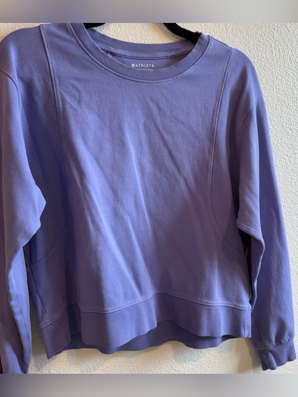 Athleta Lavender-Purple Crew Pullover